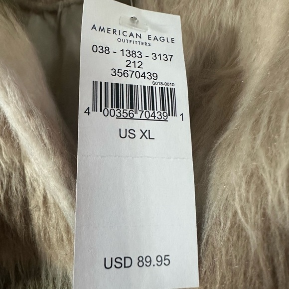 American Eagle Outfitters brushed plaid jacket shacket button down pocket XL NWT - Picture 5 of 10